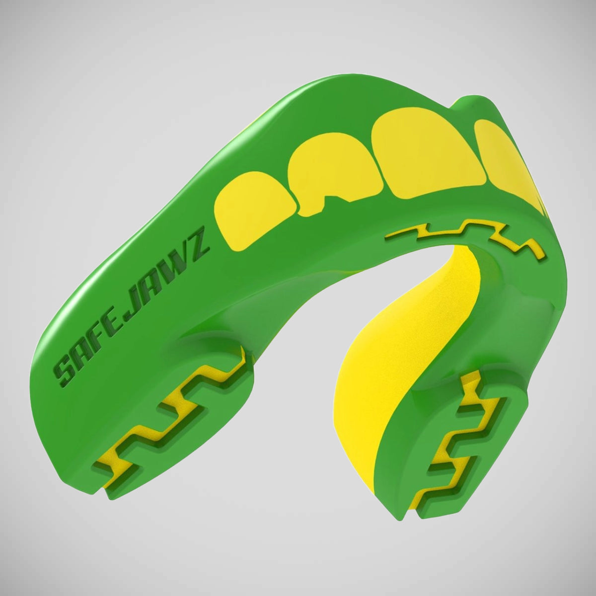 SafeJawz Extro Ogre Mouth Guard Green/Yellow at Bytomic Trade and Wholesale
