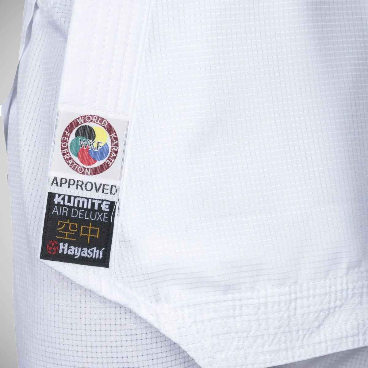Hayashi Air Deluxe Competition WKF Approved Karate Gi White at Bytomic Trade and Wholesale