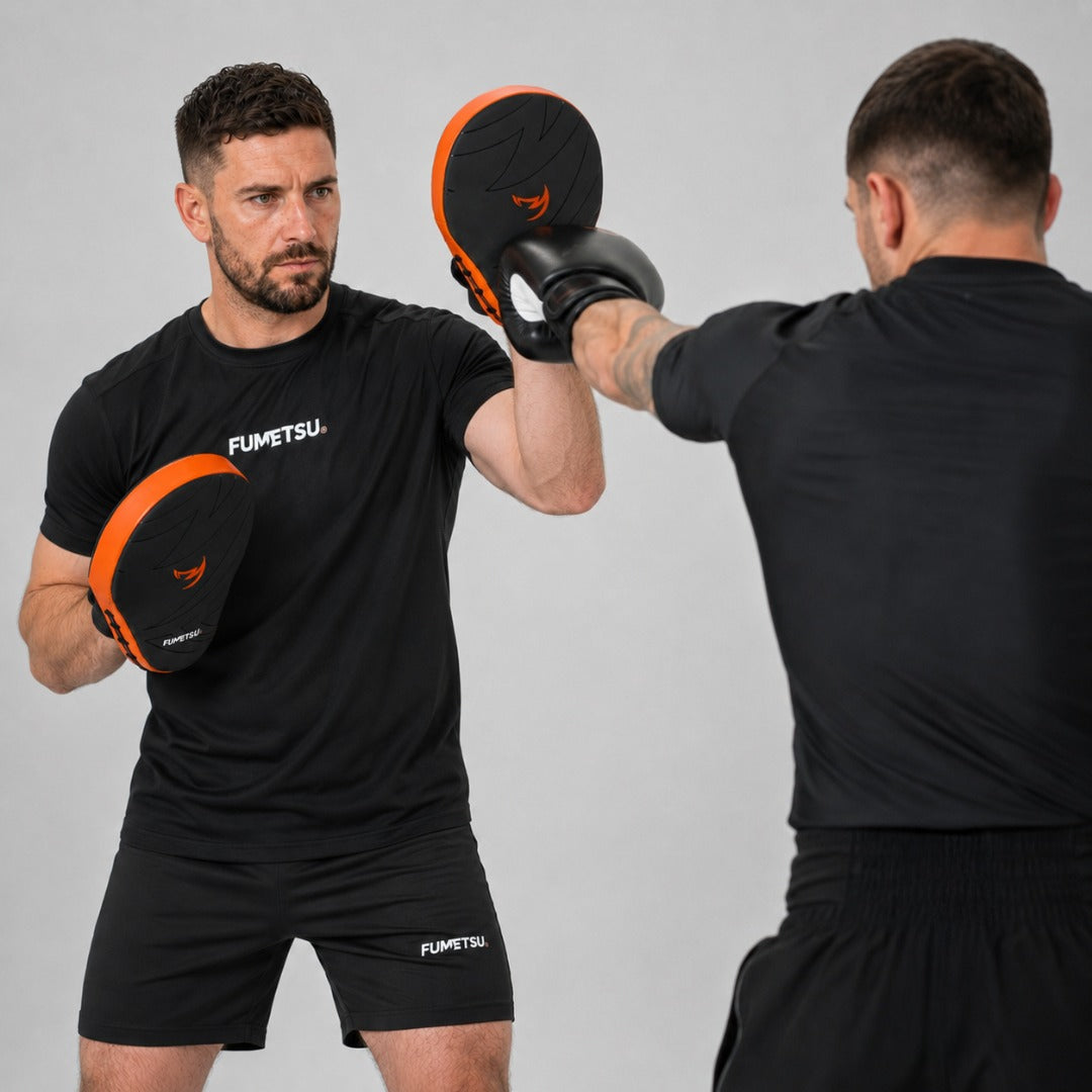 Fumetsu Icon Focus Mitts Black/Orange