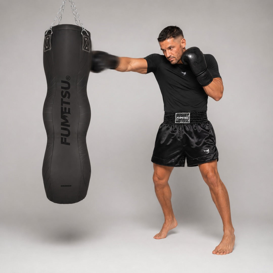 Fumetsu Icon Peanut Punch Bag Black/Black Photoshoot 1