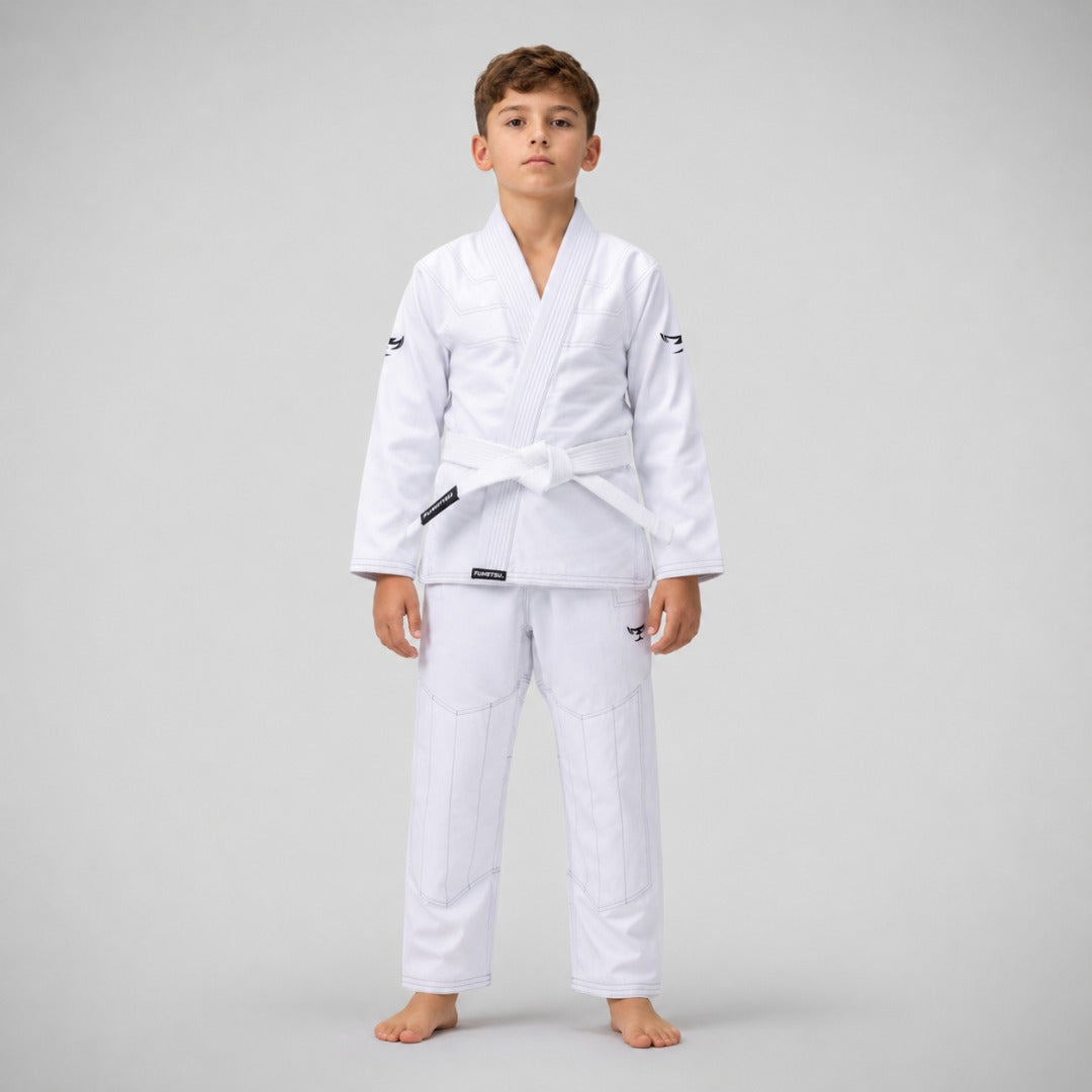 Fumetsu Kids Ghost V-Lite BJJ Gi White/Black