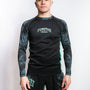 Fumetsu Oni Long Sleeve Rash Guard Black/Blue/Mint