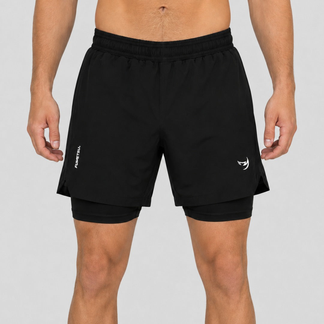Fumetsu Origins Dual Layer Shorts Black