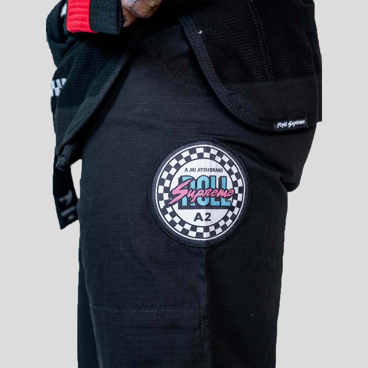 Roll Supreme The Finisher BJJ Gi Black at Bytomic Trade and Wholesale