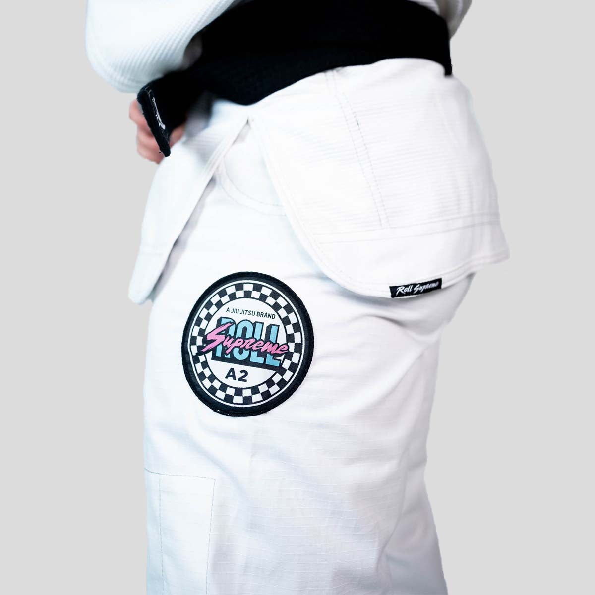 Roll Supreme The Finisher BJJ Gi White at Bytomic Trade and Wholesale