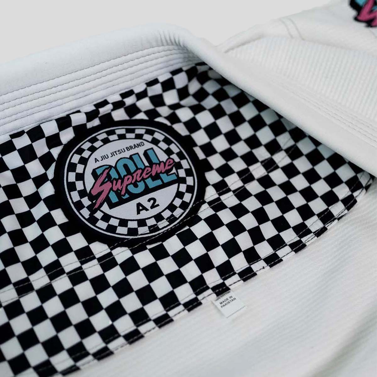 Roll Supreme The Finisher BJJ Gi White at Bytomic Trade and Wholesale