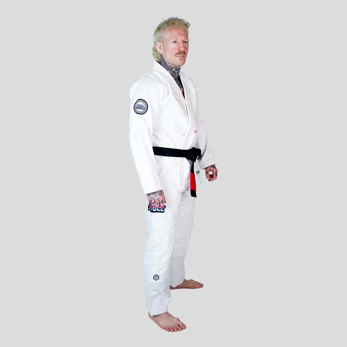Roll Supreme The Finisher BJJ Gi White at Bytomic Trade and Wholesale