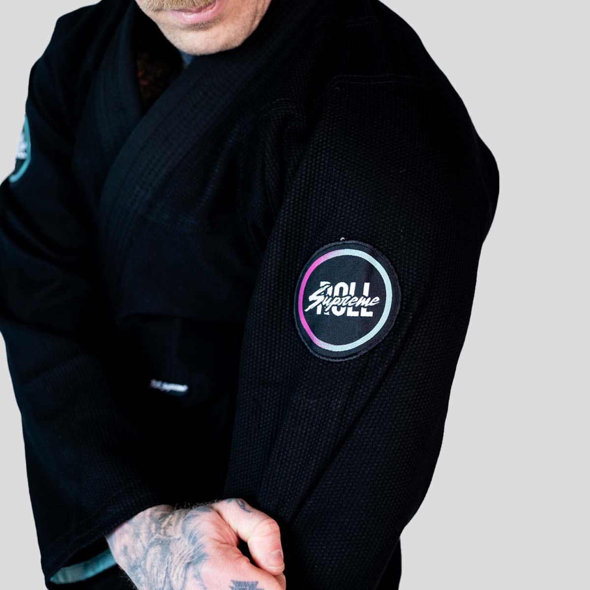 Roll Supreme The Low Key BJJ Gi Black at Bytomic Trade and Wholesale