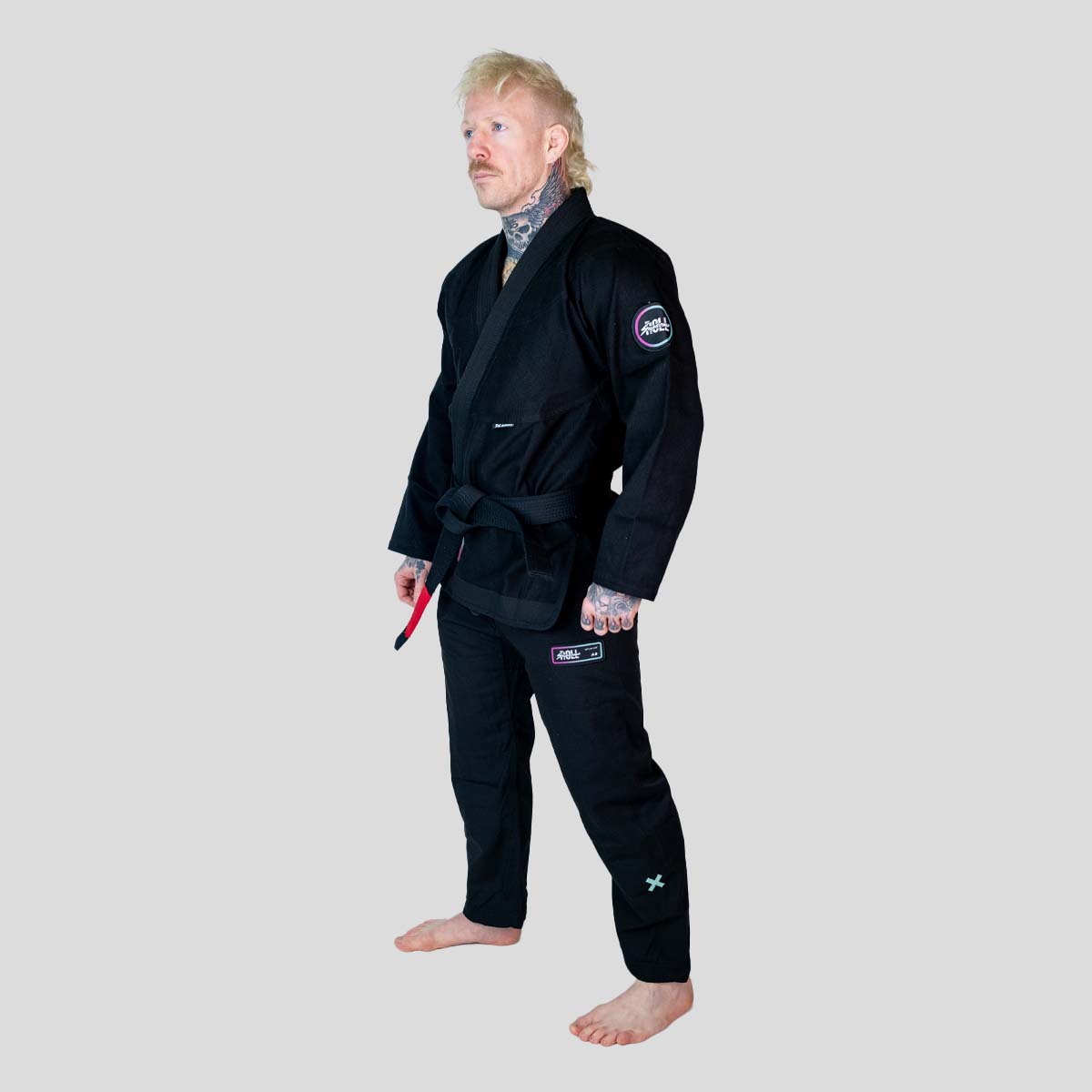 Roll Supreme The Low Key BJJ Gi Black at Bytomic Trade and Wholesale
