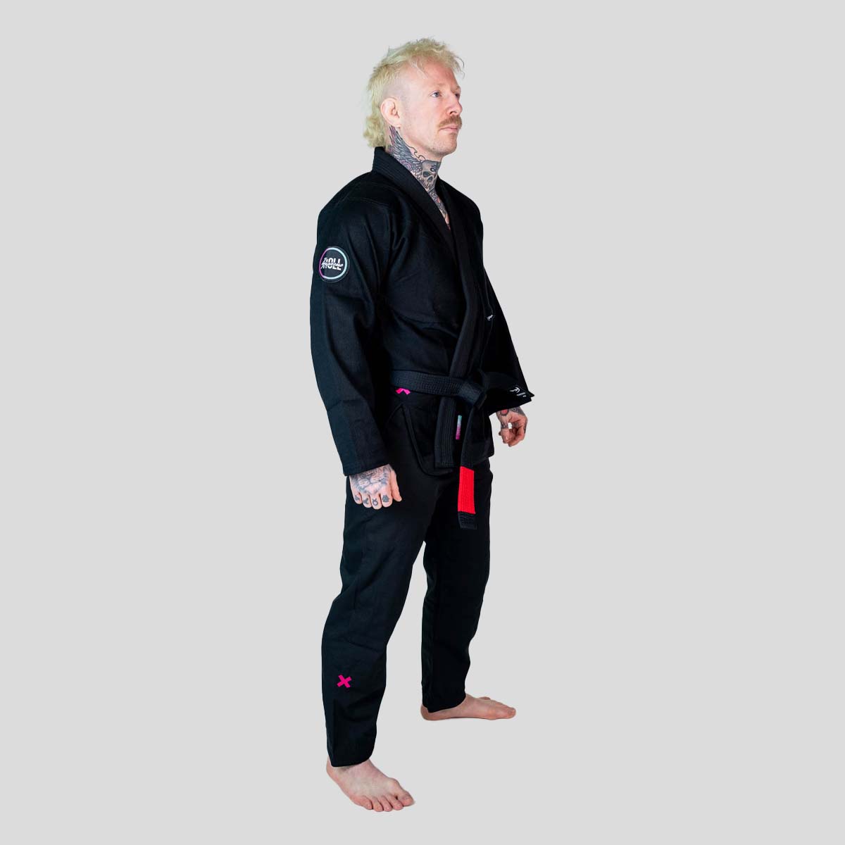 Roll Supreme The Low Key BJJ Gi Black at Bytomic Trade and Wholesale