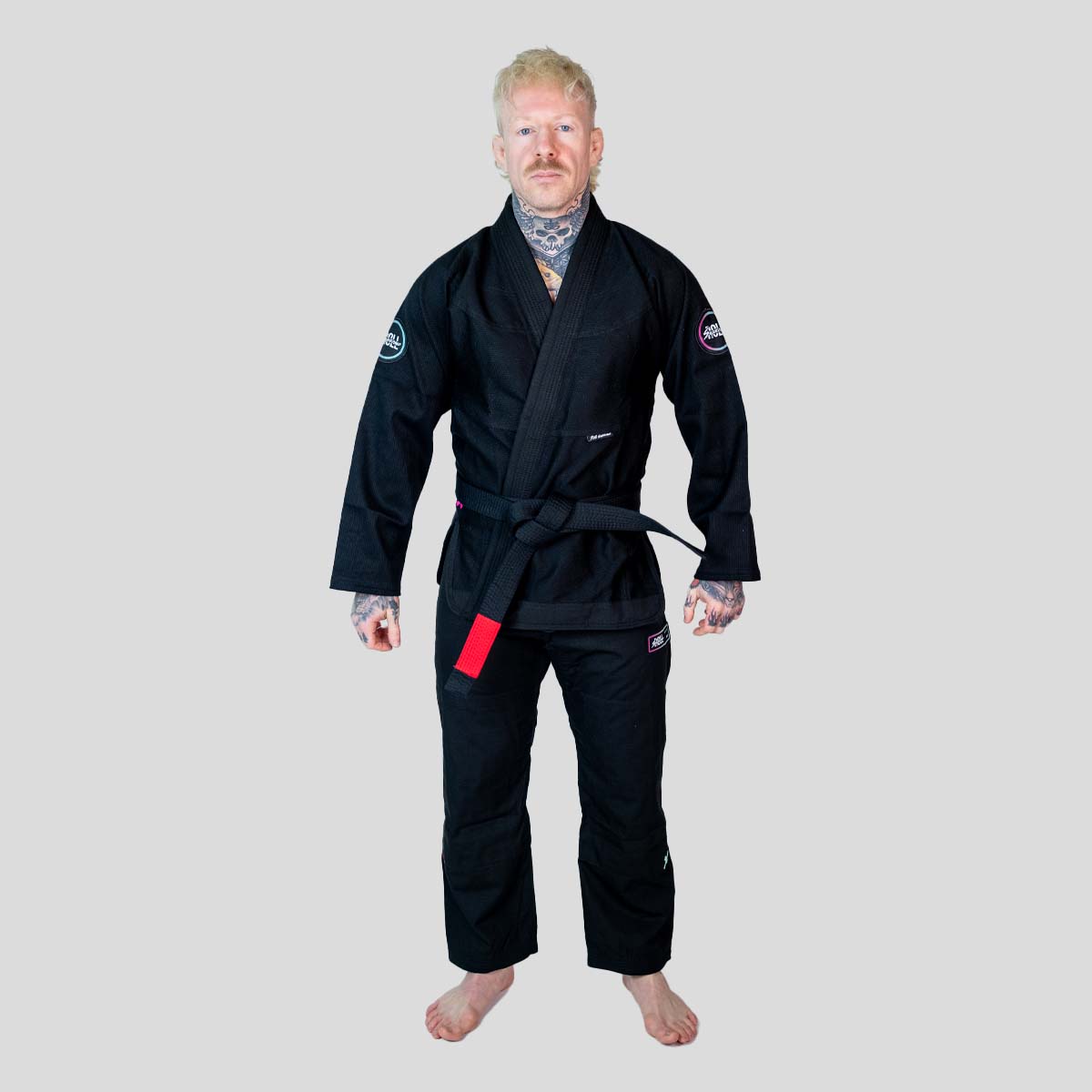 Roll Supreme The Low Key BJJ Gi Black at Bytomic Trade and Wholesale