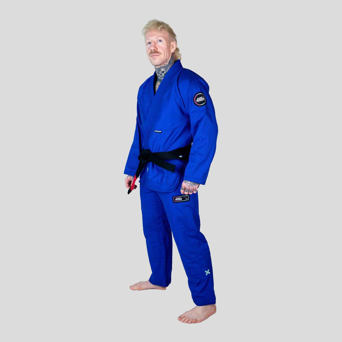 Roll Supreme The Low Key BJJ Gi Blue at Bytomic Trade and Wholesale
