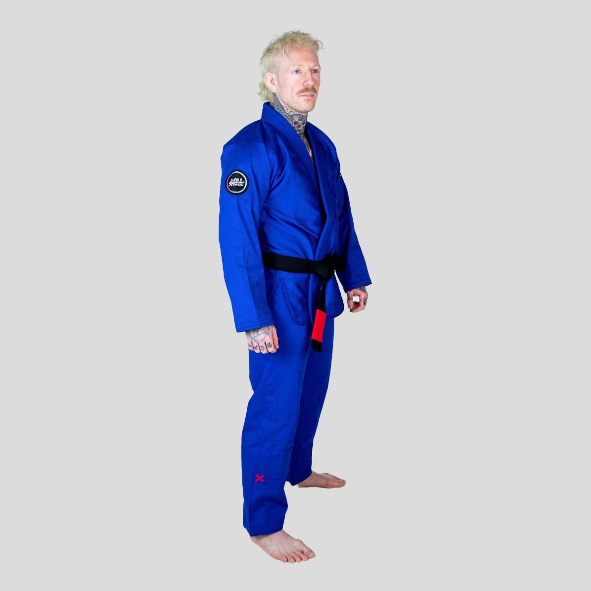 Roll Supreme The Low Key BJJ Gi Blue at Bytomic Trade and Wholesale