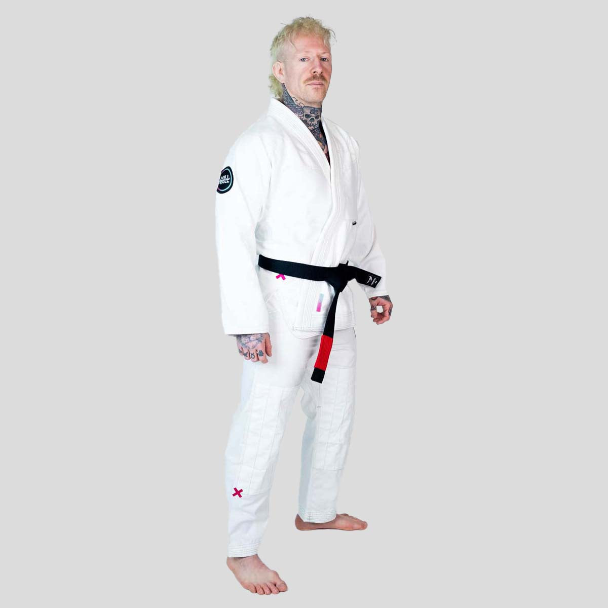 Roll Supreme The Low Key BJJ Gi White at Bytomic Trade and Wholesale