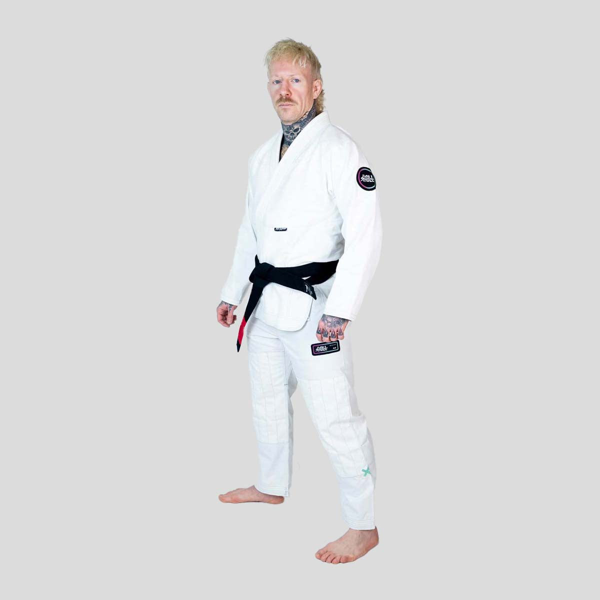 Roll Supreme The Low Key BJJ Gi White at Bytomic Trade and Wholesale