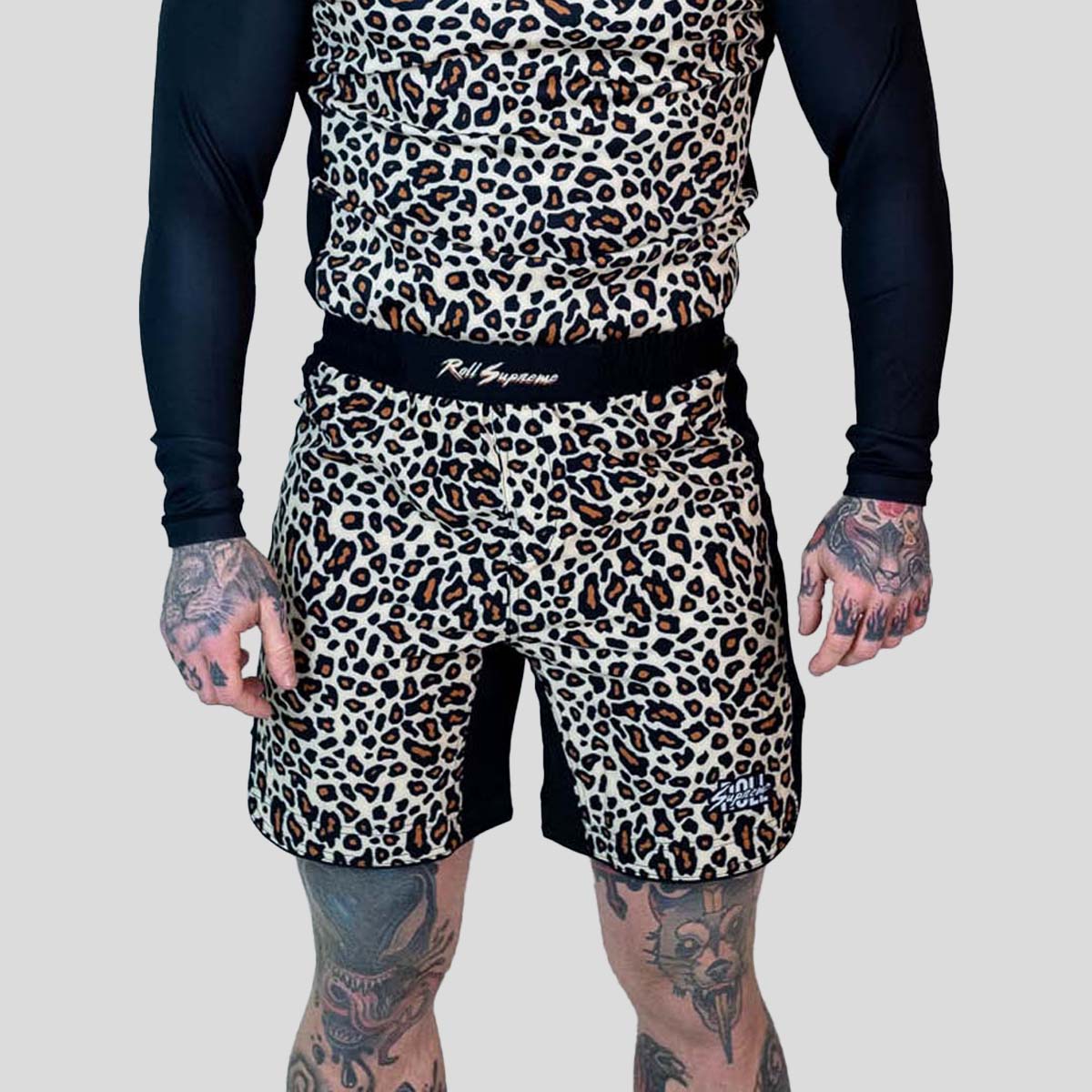 Roll Supreme The Butcher Fight Shorts Yellow/Brown at Bytomic Trade and Wholesale