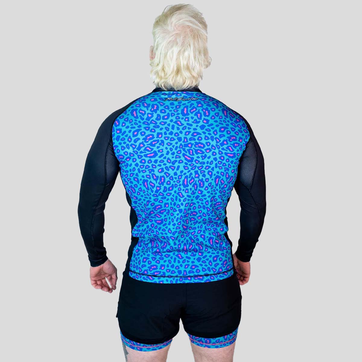 Roll Supreme The Butcher Long Sleeve Rash Guard Blue/Pink at Bytomic Trade and Wholesale