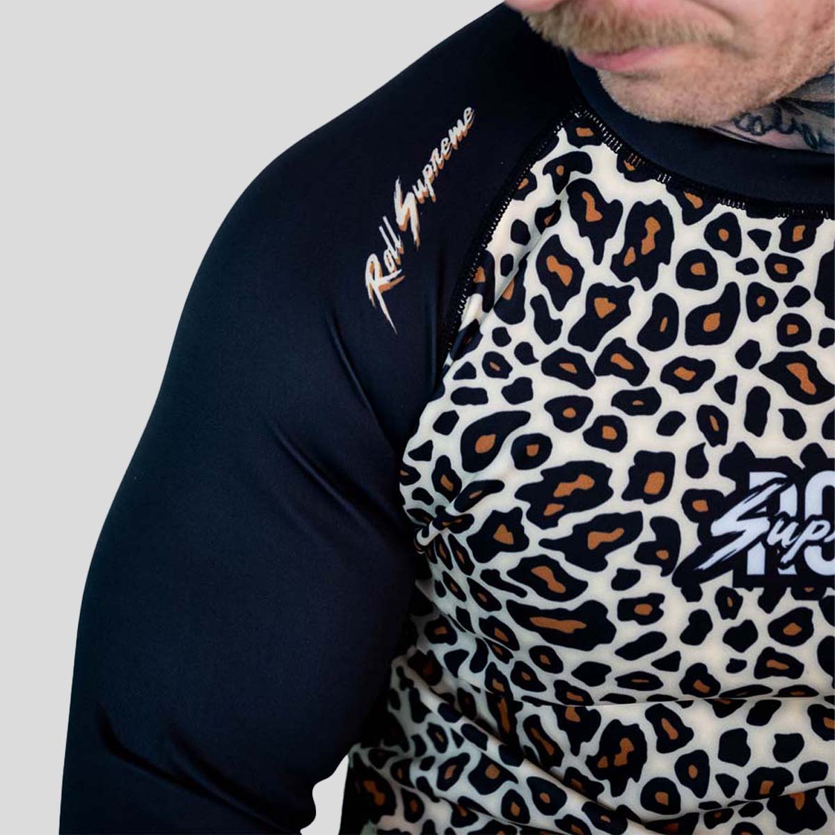 Roll Supreme The Butcher Long Sleeve Rash Guard Yellow/Brown at Bytomic Trade and Wholesale