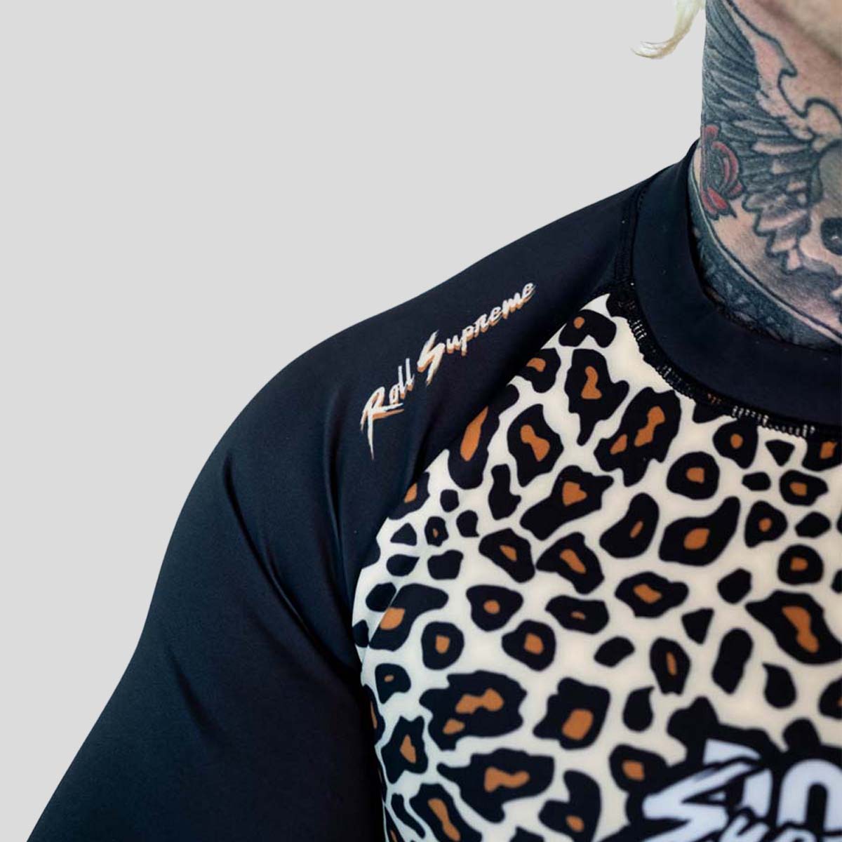 Roll Supreme The Butcher Short Sleeve Rash Guard Yellow/Brown at Bytomic Trade and Wholesale