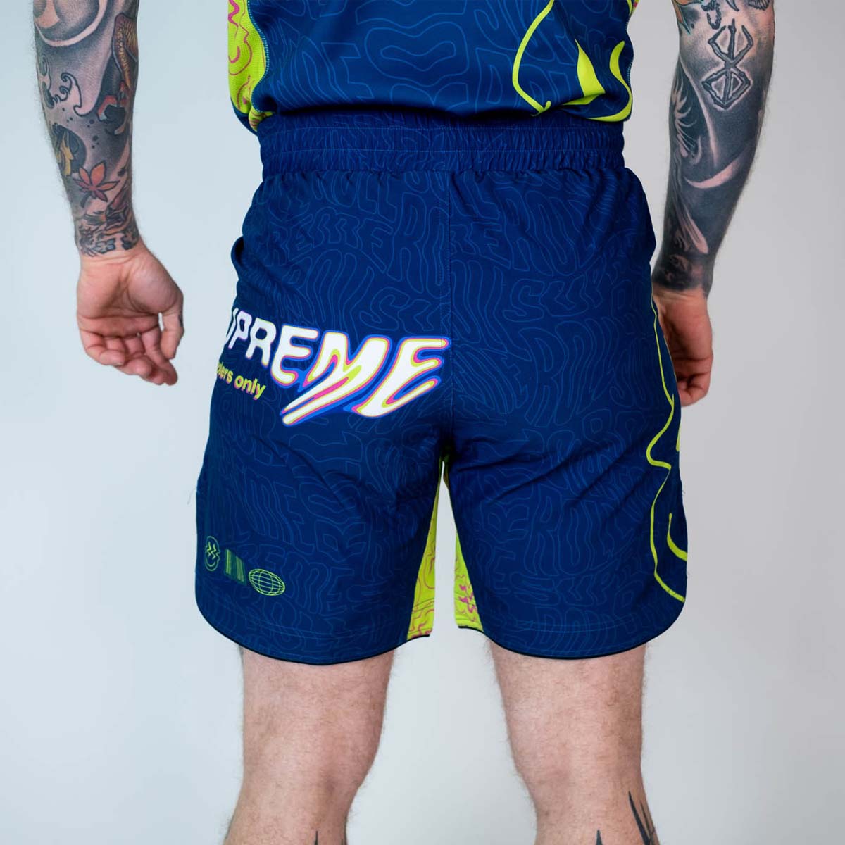 Roll Supreme The Rave Nuclear Candy Trip Fight Shorts at Bytomic Trade and Wholesale