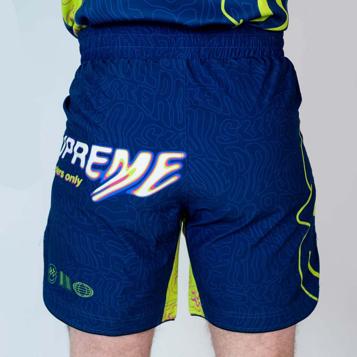 Roll Supreme The Rave Nuclear Candy Trip Fight Shorts at Bytomic Trade and Wholesale