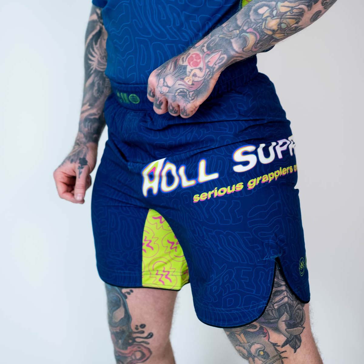 Roll Supreme The Rave Nuclear Candy Trip Fight Shorts at Bytomic Trade and Wholesale