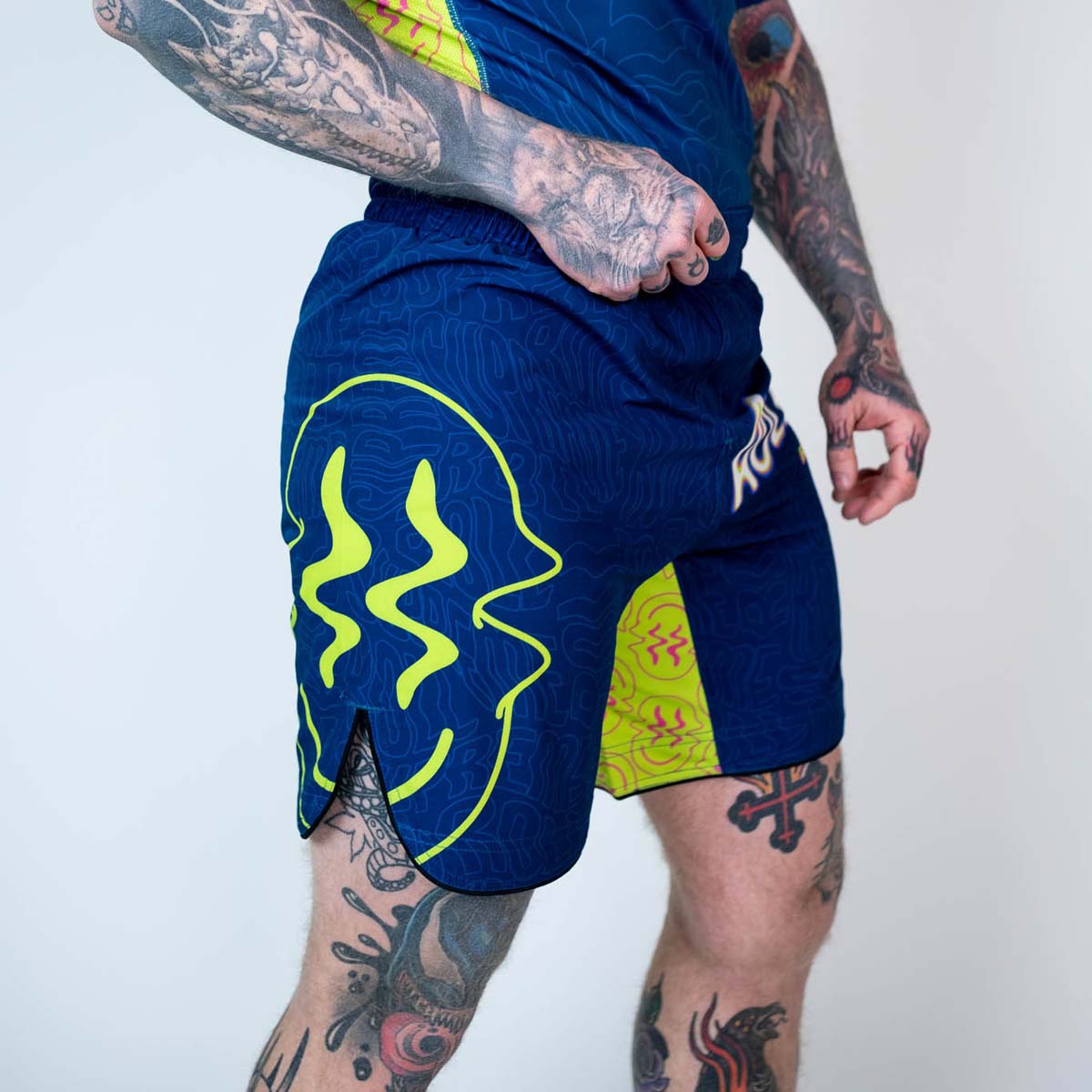 Roll Supreme The Rave Nuclear Candy Trip Fight Shorts at Bytomic Trade and Wholesale