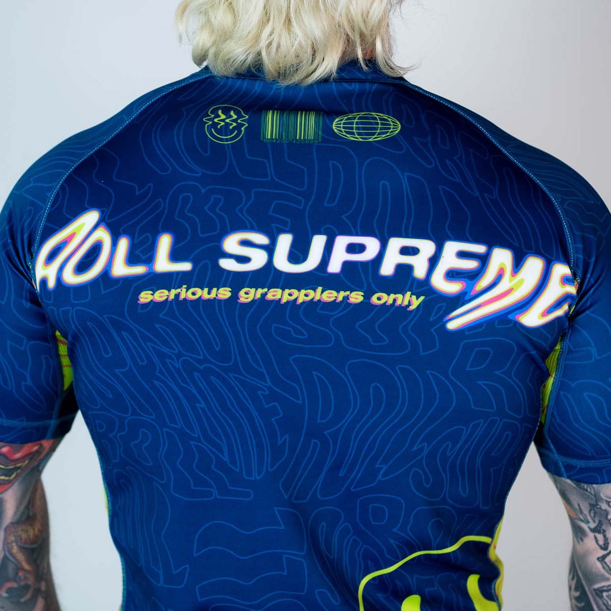 Roll Supreme The Rave Nuclear Candy Trip Short Sleeve Rash Guard at Bytomic Trade and Wholesale