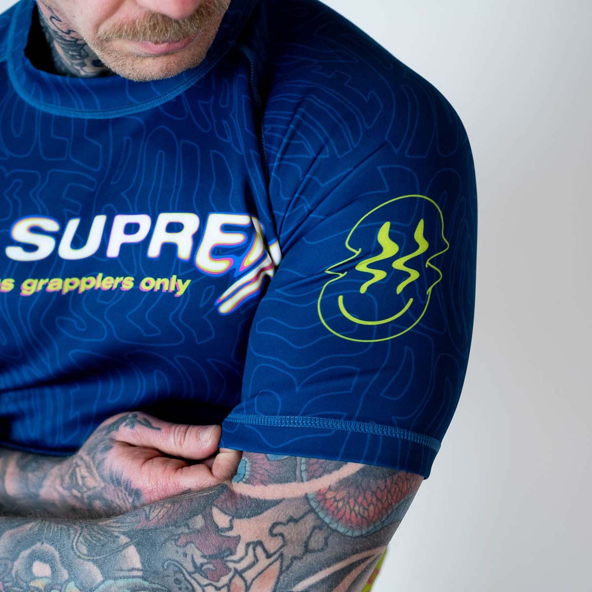 Roll Supreme The Rave Nuclear Candy Trip Short Sleeve Rash Guard at Bytomic Trade and Wholesale
