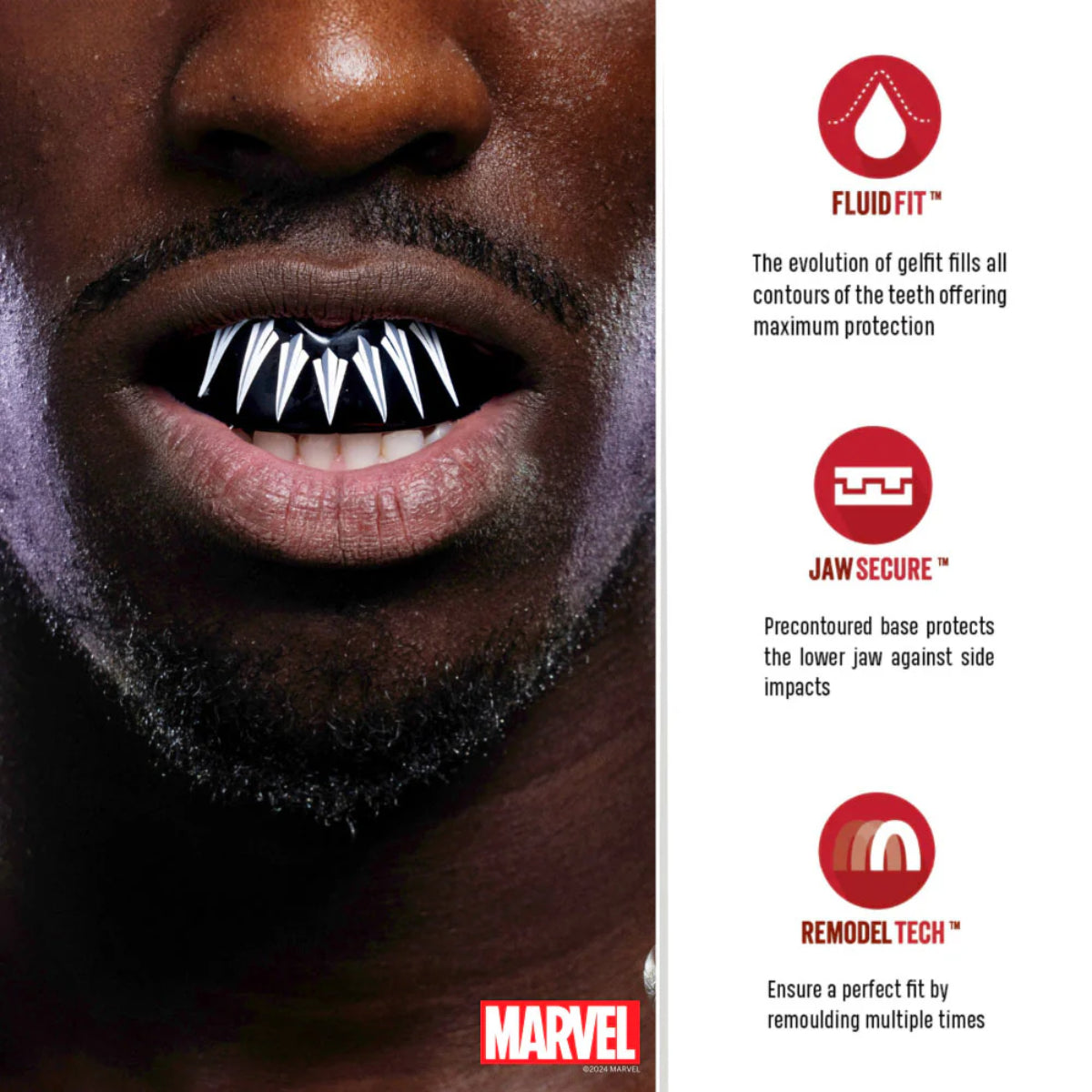 SafeJawz Marvel Black Panther Mouth Guard at Bytomic Trade and Wholesale