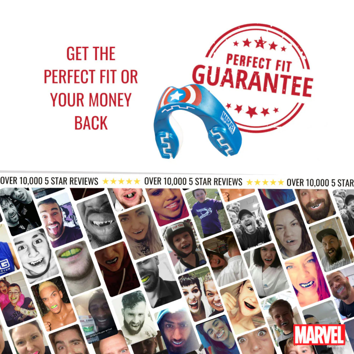 SafeJawz Marvel Captain America Mouth Guard at Bytomic Trade and Wholesale