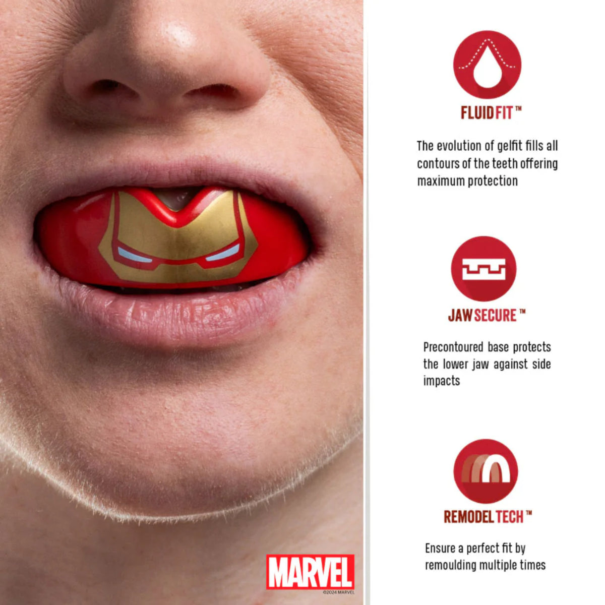 SafeJawz Marvel Iron Man Mouth Guard at Bytomic Trade and Wholesale
