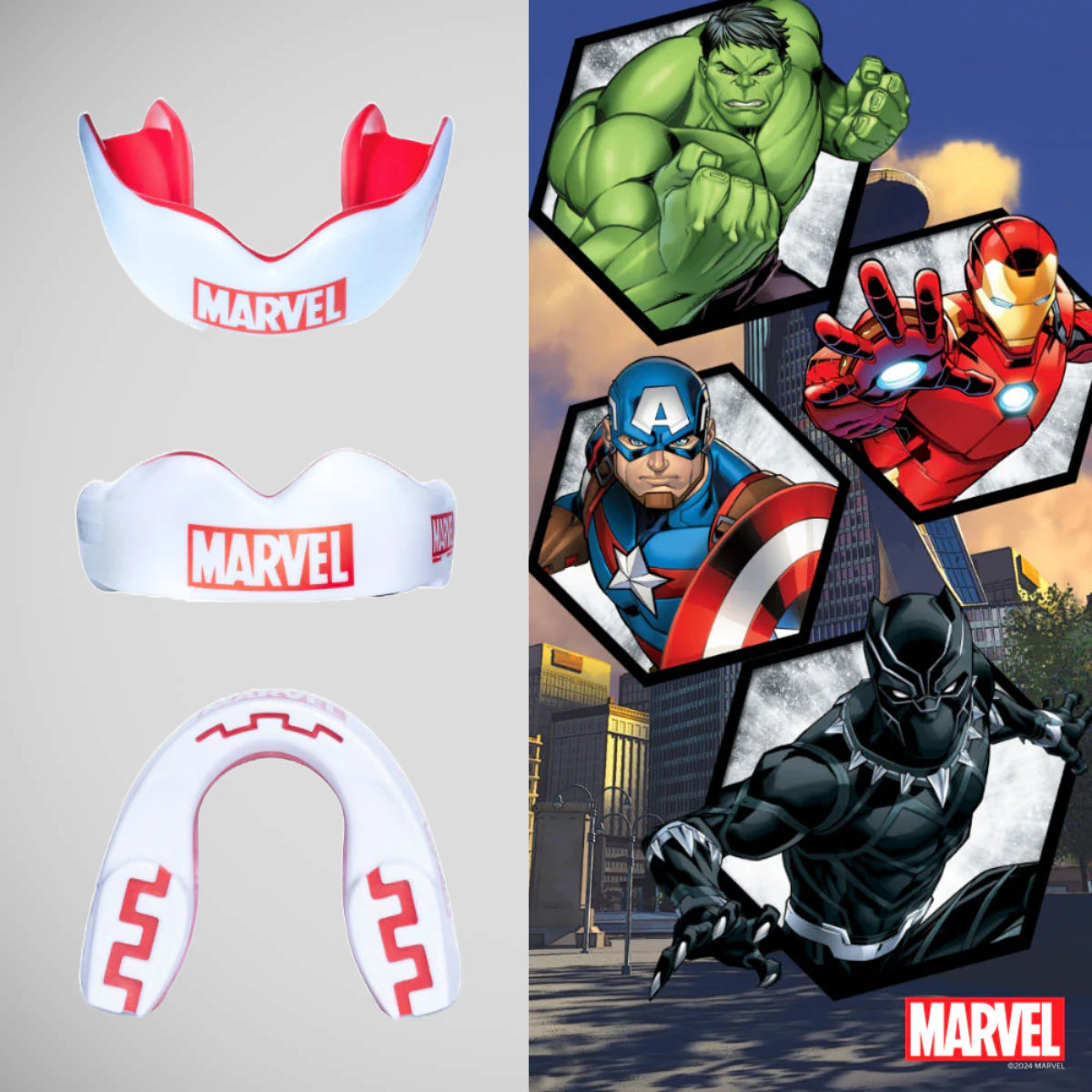 SafeJawz Marvel Logo Mouth Guard at Bytomic Trade and Wholesale
