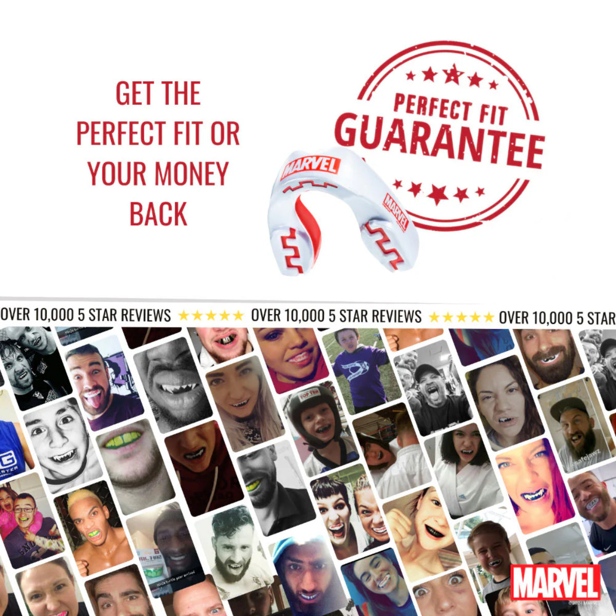 SafeJawz Marvel Logo Mouth Guard at Bytomic Trade and Wholesale