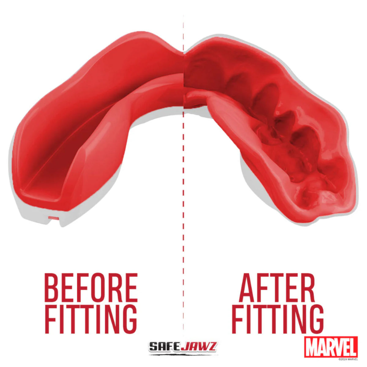 SafeJawz Marvel Logo Mouth Guard at Bytomic Trade and Wholesale