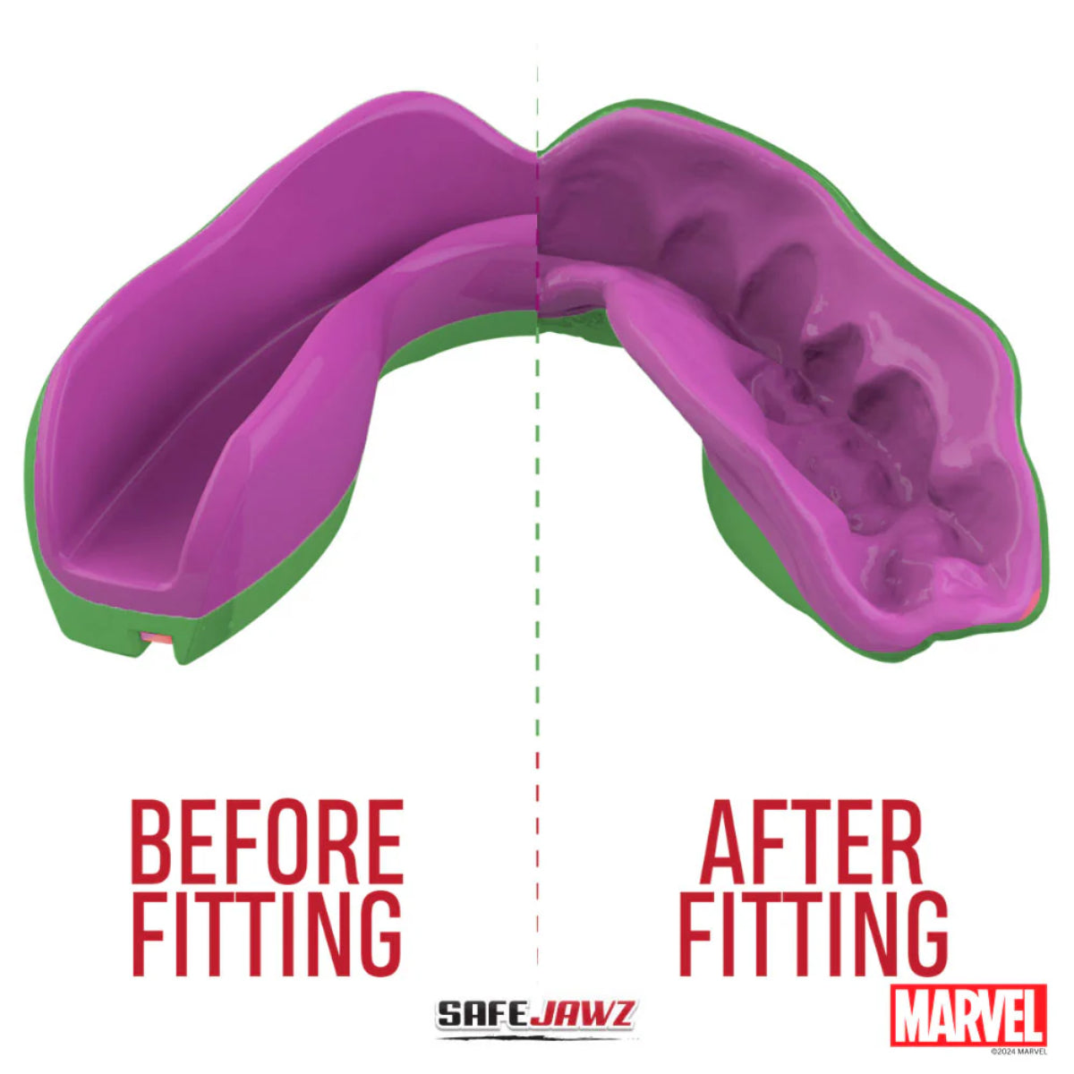 SafeJawz Marvel The Hulk Mouth Guard at Bytomic Trade and Wholesale