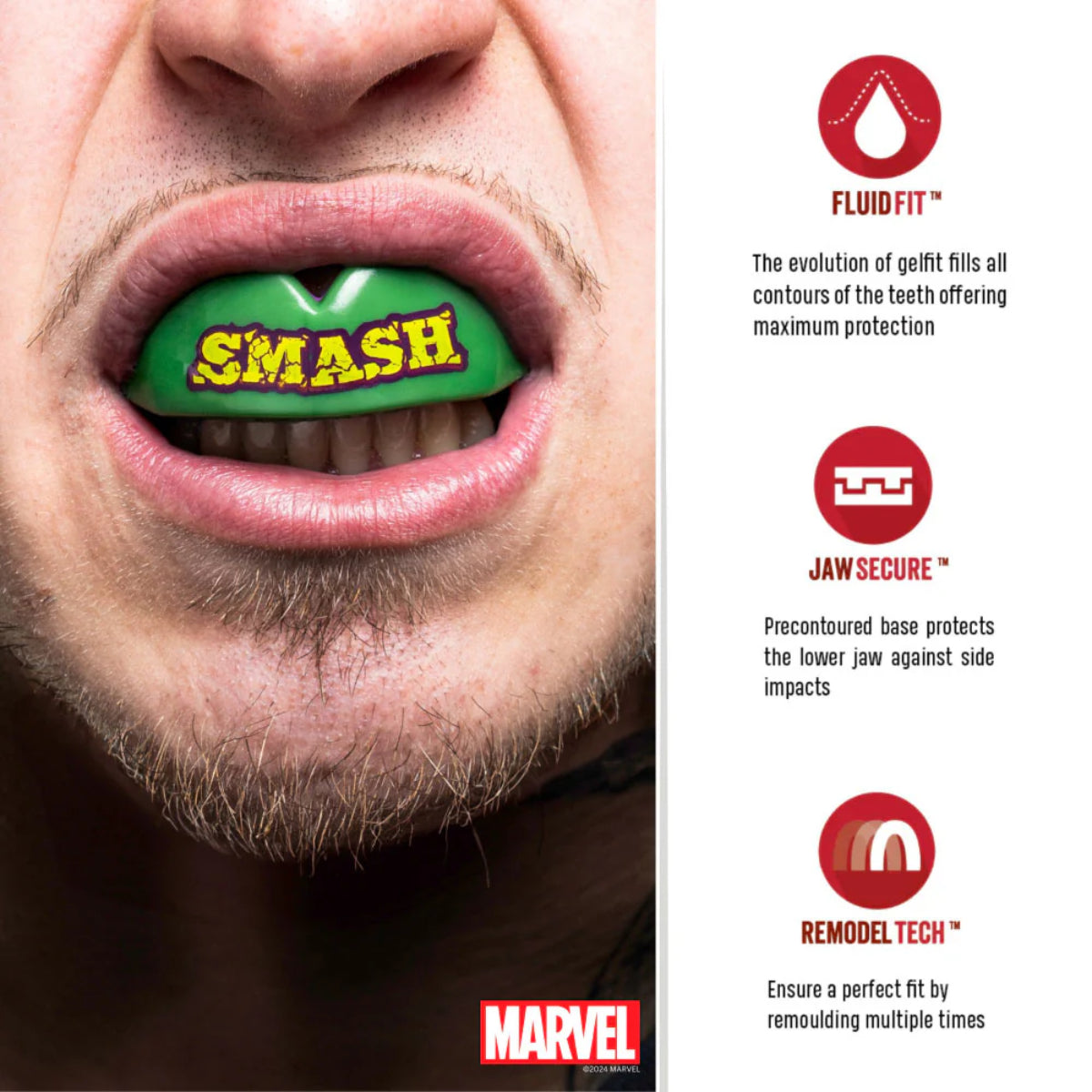 SafeJawz Marvel The Hulk Mouth Guard at Bytomic Trade and Wholesale