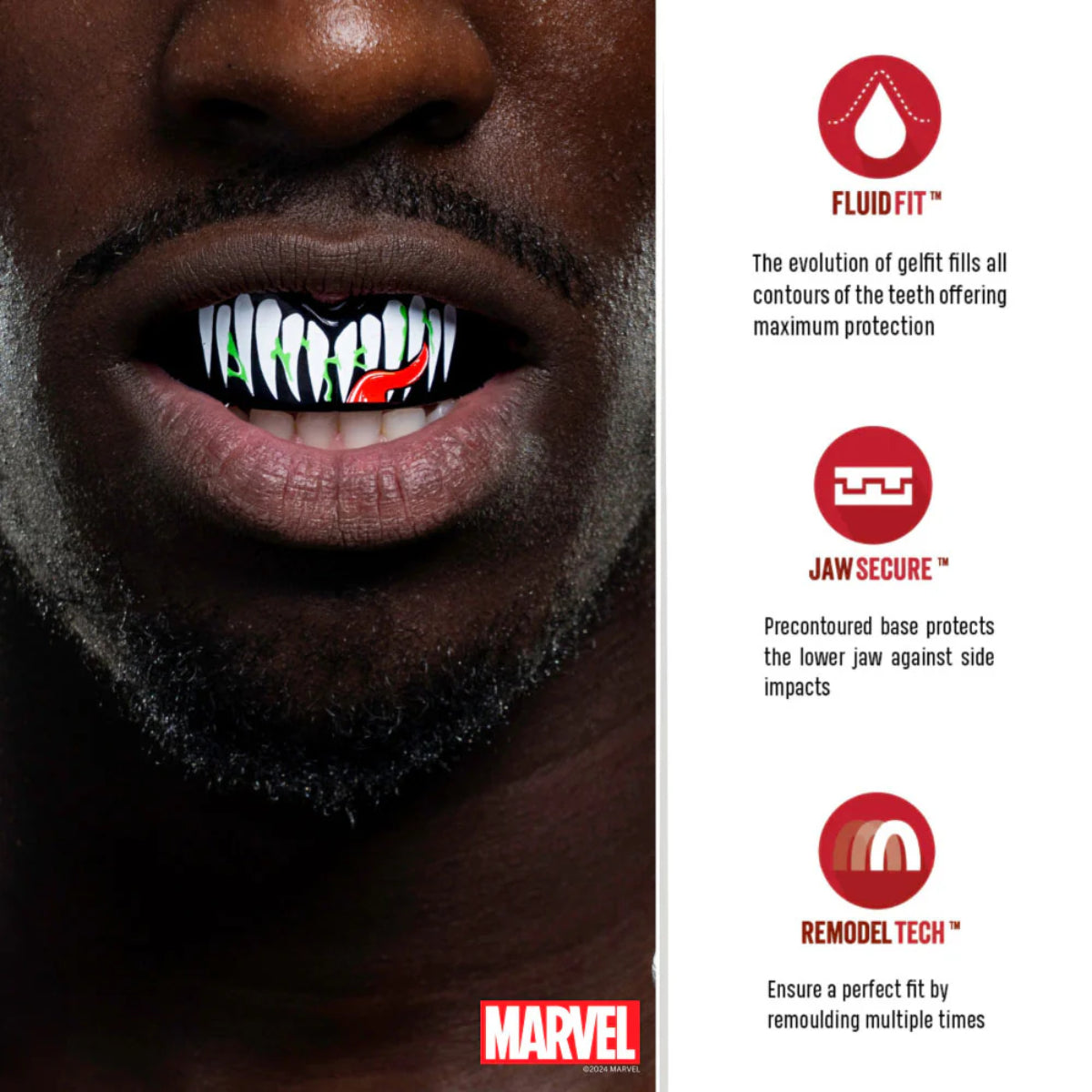 SafeJawz Marvel Venom Mouth Guard at Bytomic Trade and Wholesale