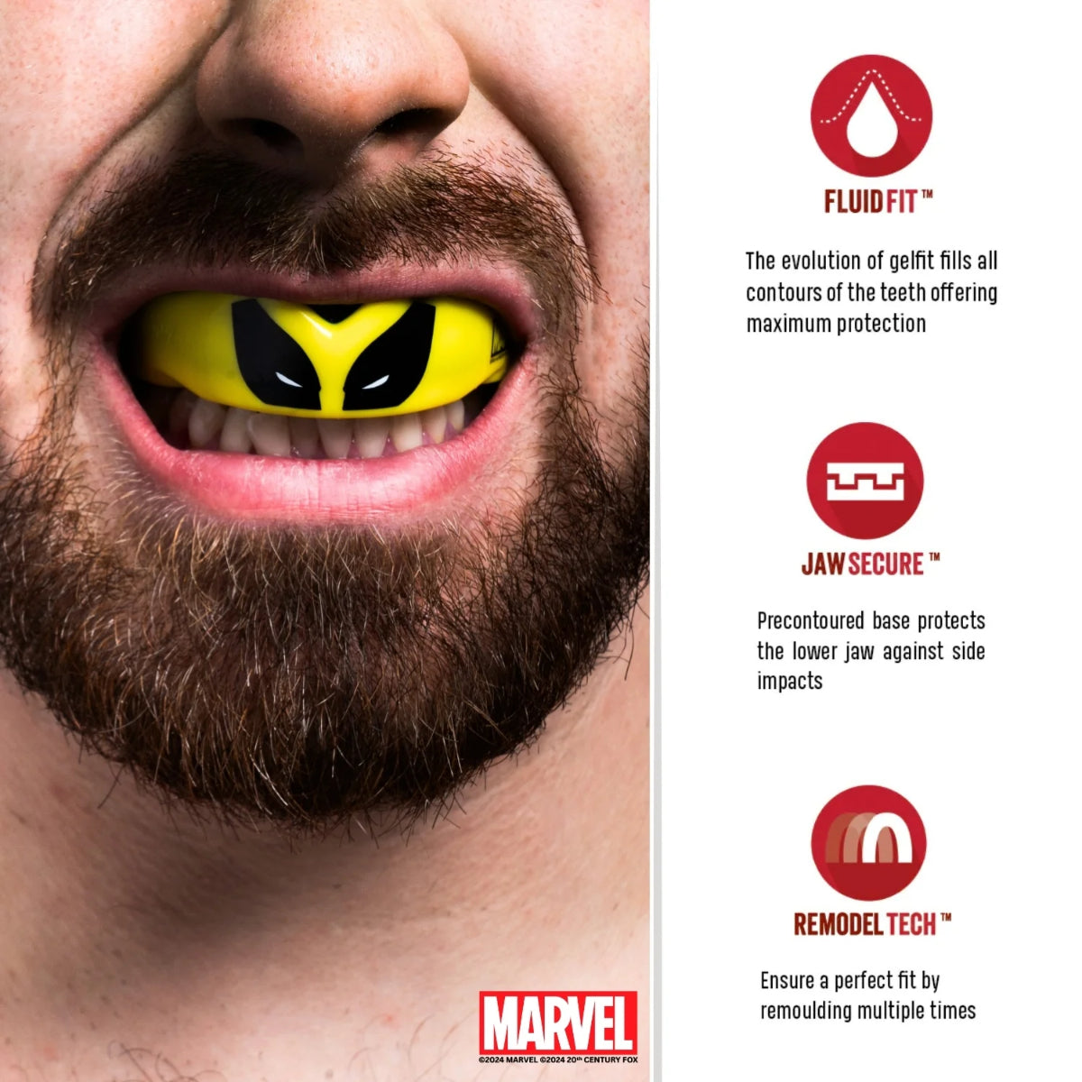 SafeJawz Marvel Wolverine Mouth Guard at Bytomic Trade and Wholesale