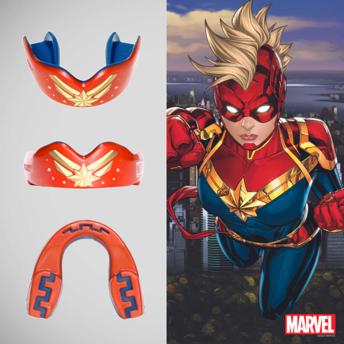 Safejawz Marvel Captain Marvel Mouth Guard at Bytomic Trade and Wholesale