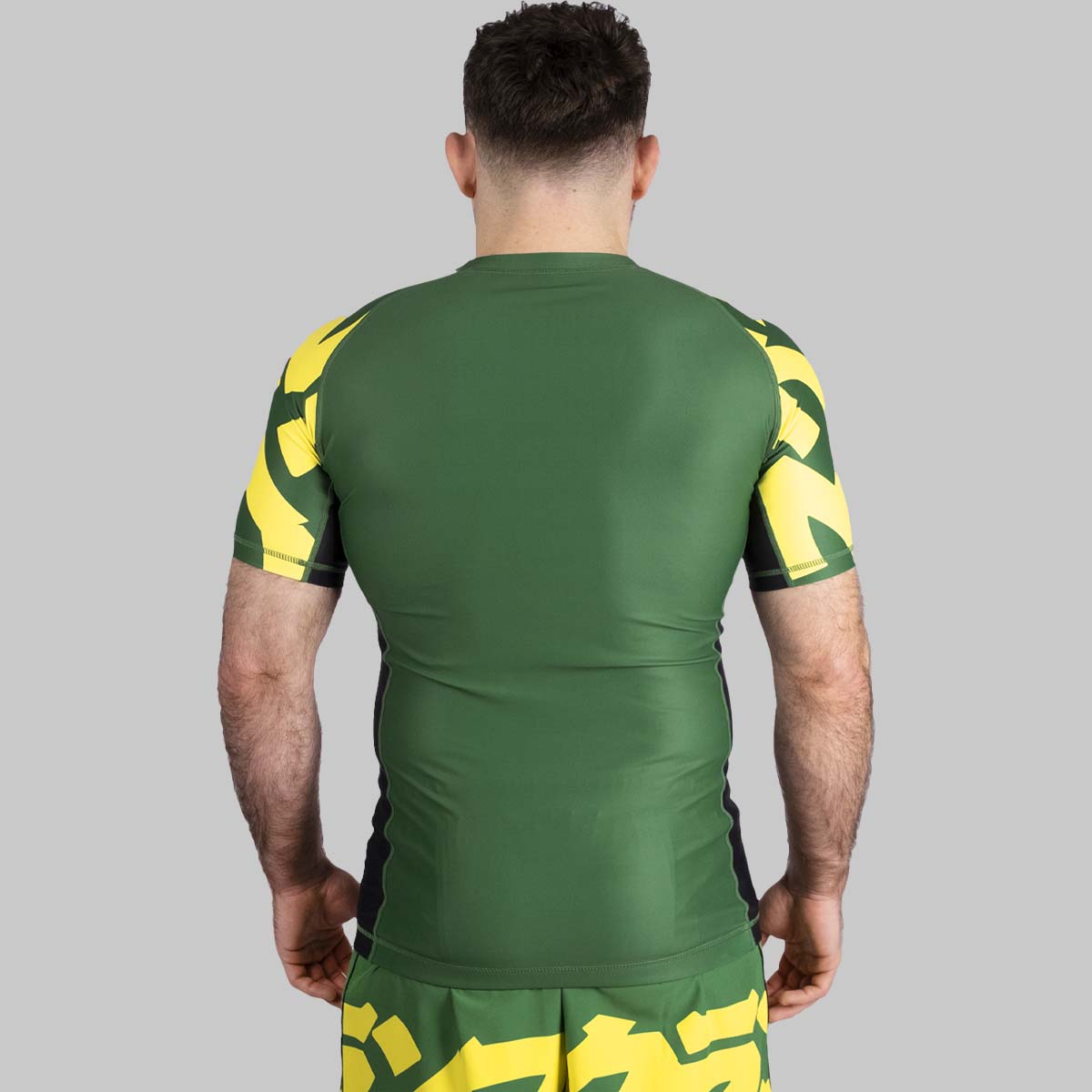 Scramble Baka Rash Guard Green/Yellow