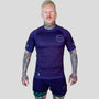 Roll Supreme The Finisher Short Sleeve Rash Guard Purple/Green