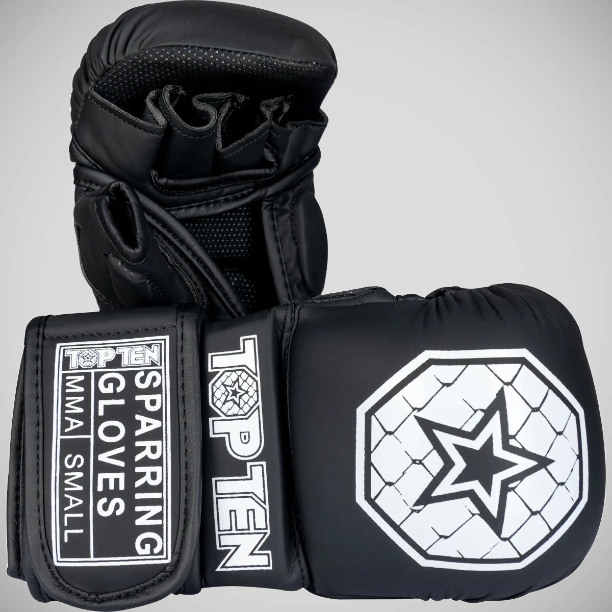 Top Ten Contender MMA Sparring Gloves Black at Bytomic Trade and Wholesale