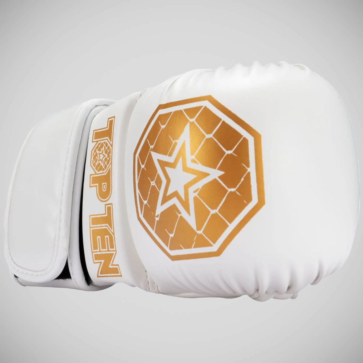 Top Ten Contender MMA Sparring Gloves White/Gold at Bytomic Trade and Wholesale