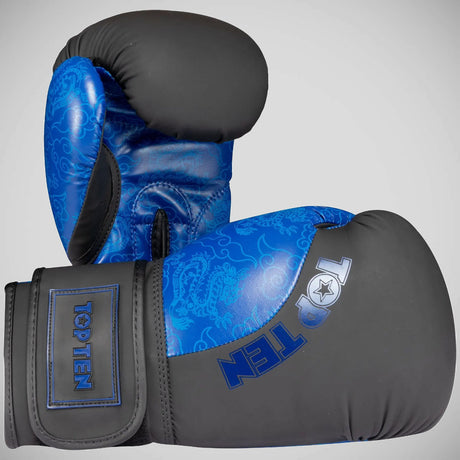 Top Ten Dragon Boxing Gloves Black/Blue at Bytomic Trade and Wholesale