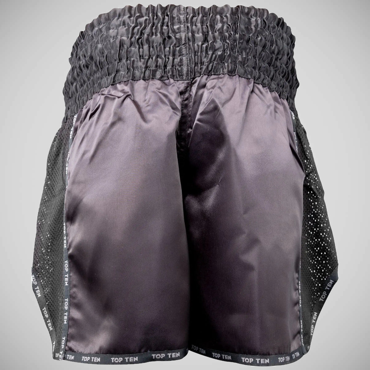 Top Ten Dragon Kickboxing Shorts Black/Black at Bytomic Trade and Wholesale