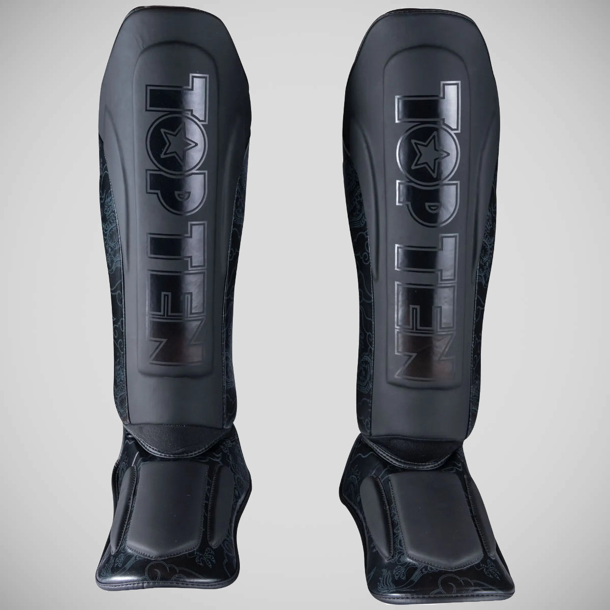 Top Ten Dragon Shin and Instep Guard Black/Black at Bytomic Trade and Wholesale