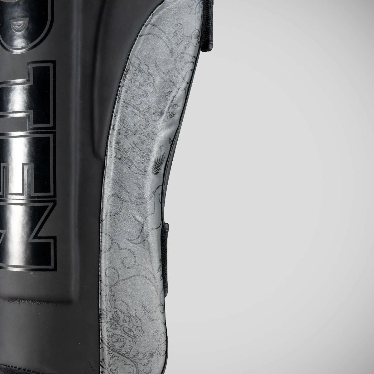 Top Ten Dragon Shin and Instep Guard Black/Grey at Bytomic Trade and Wholesale