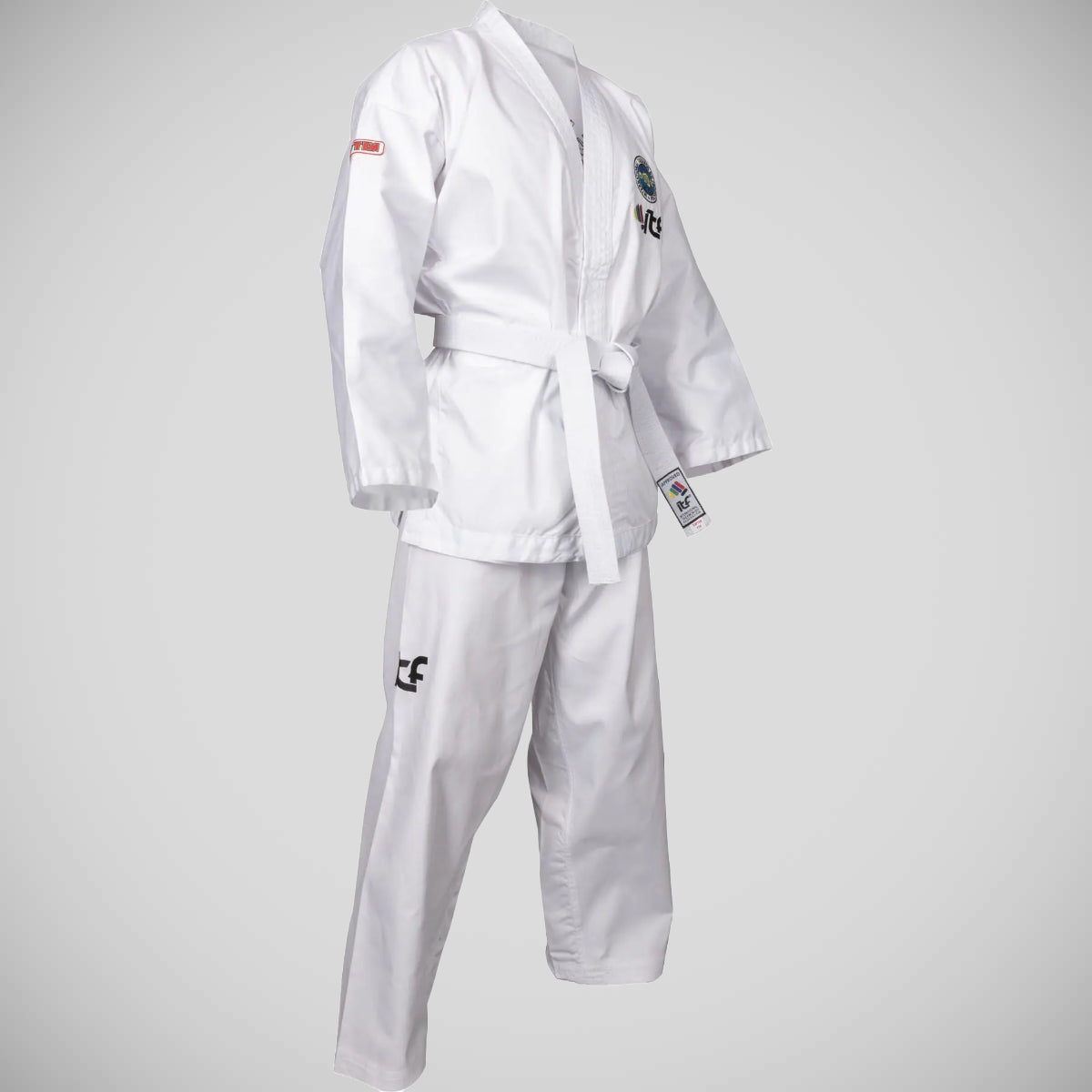 White Top Ten ITF Student Uniform with Slip Jacket at Bytomic Trade and Wholesale