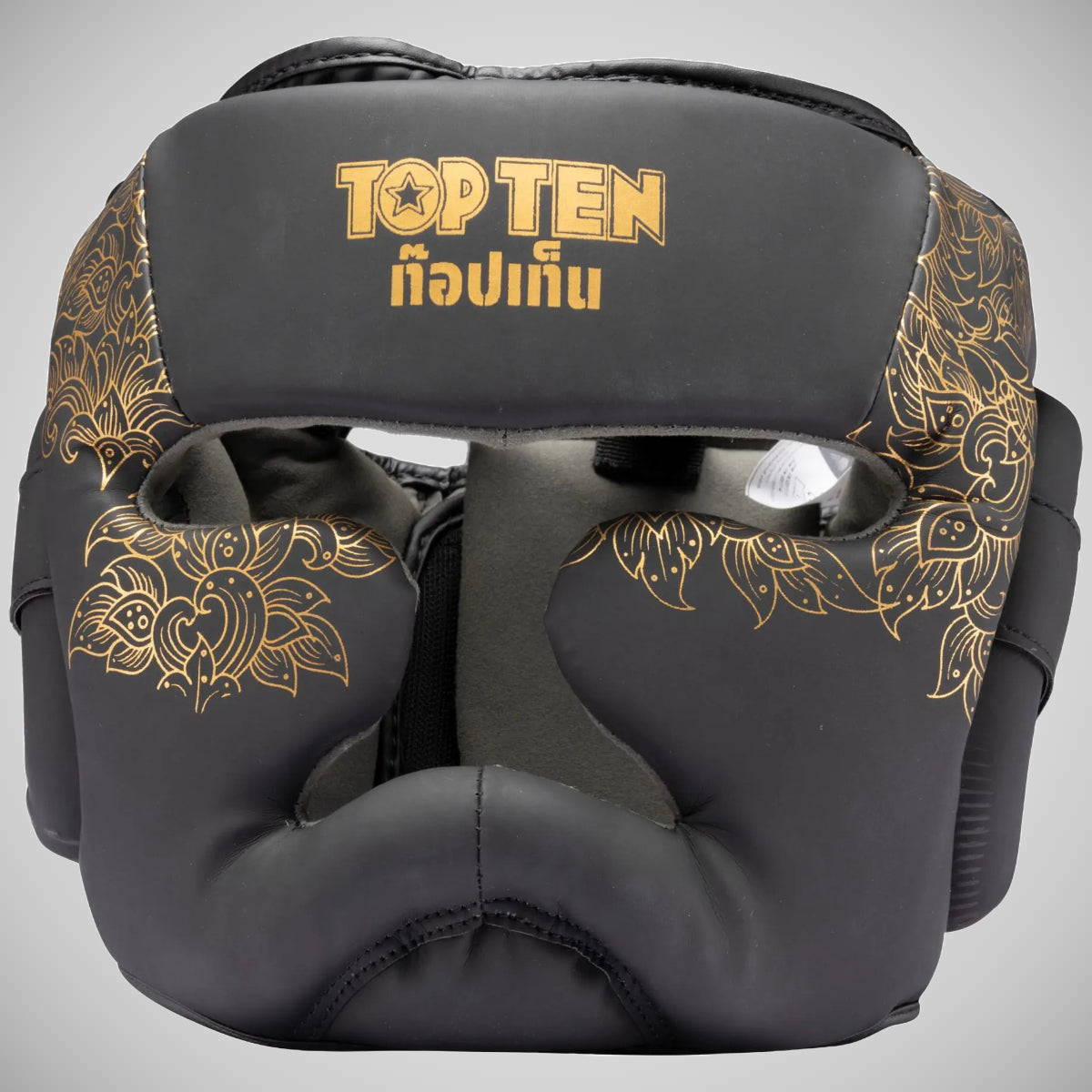 Top Ten Nong Han Head Guard Black/Gold at Bytomic Trade and Wholesale